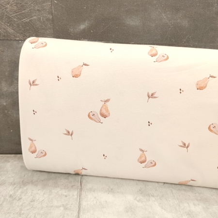 Jersey - Pears - off white - Christiane Zielinski - by Family Fabrics